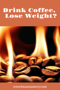 coffee beans on fire