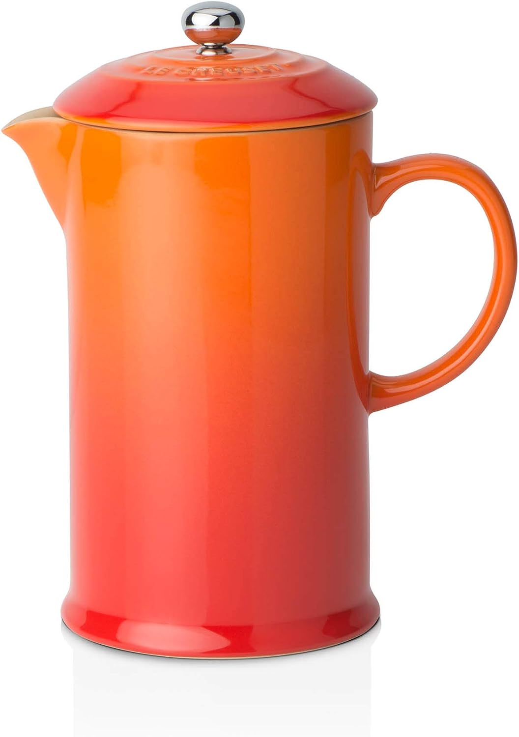 Le Creuset Stoneware Cafetiere with Metal Press, 800 ml - Volcanic