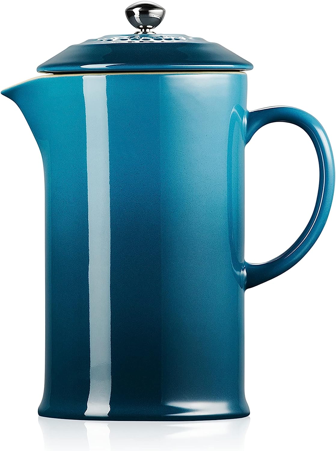 Le Creuset Stoneware French Press, 34 oz., Deep Teal