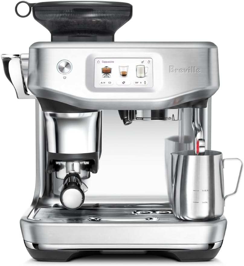 Breville Barista Touch Impress Espresso Machine with Grinder, BES881BSS - Brushed Stainless Steel, Large Breville Barista Touch Impress Espresso Machine with Grinder, BES881BSS - Brushed Stainless Steel, Large