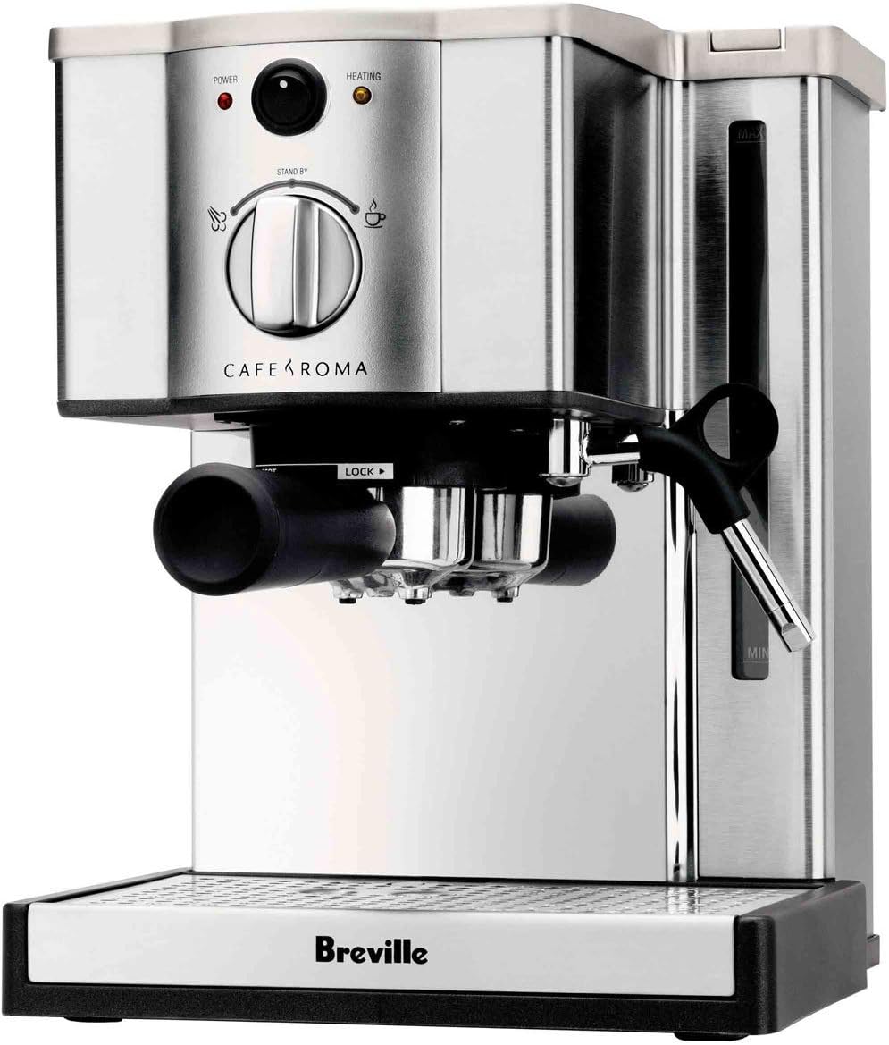 Breville ESP8XL Cafe Roma Stainless Espresso Maker,1.2 liters Breville ESP8XL Cafe Roma Stainless Espresso Maker,1.2 liters