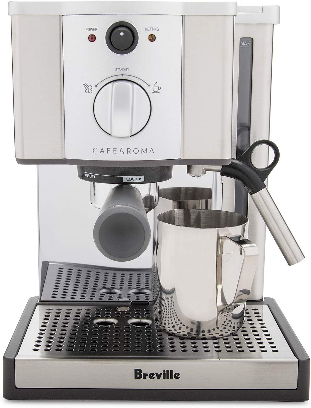 Breville ESP8XL Cafe Roma Stainless Espresso Maker,1.2 liters Breville ESP8XL Cafe Roma Stainless Espresso Maker,1.2 liters