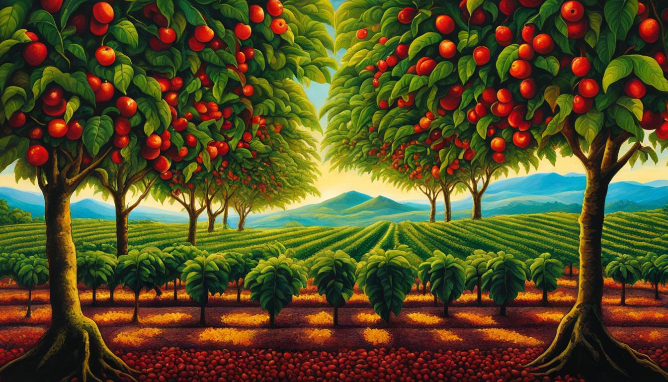 Brazilian coffee plantation