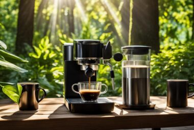 using an espresso maker for outdoor living