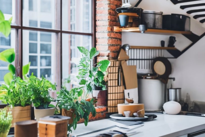 apartment with coffee