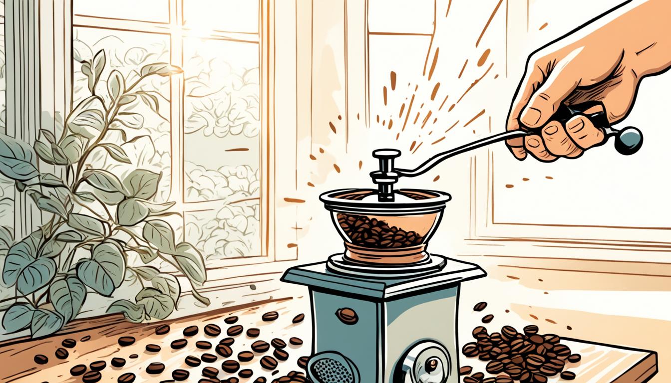 How do you grind coffee beans?