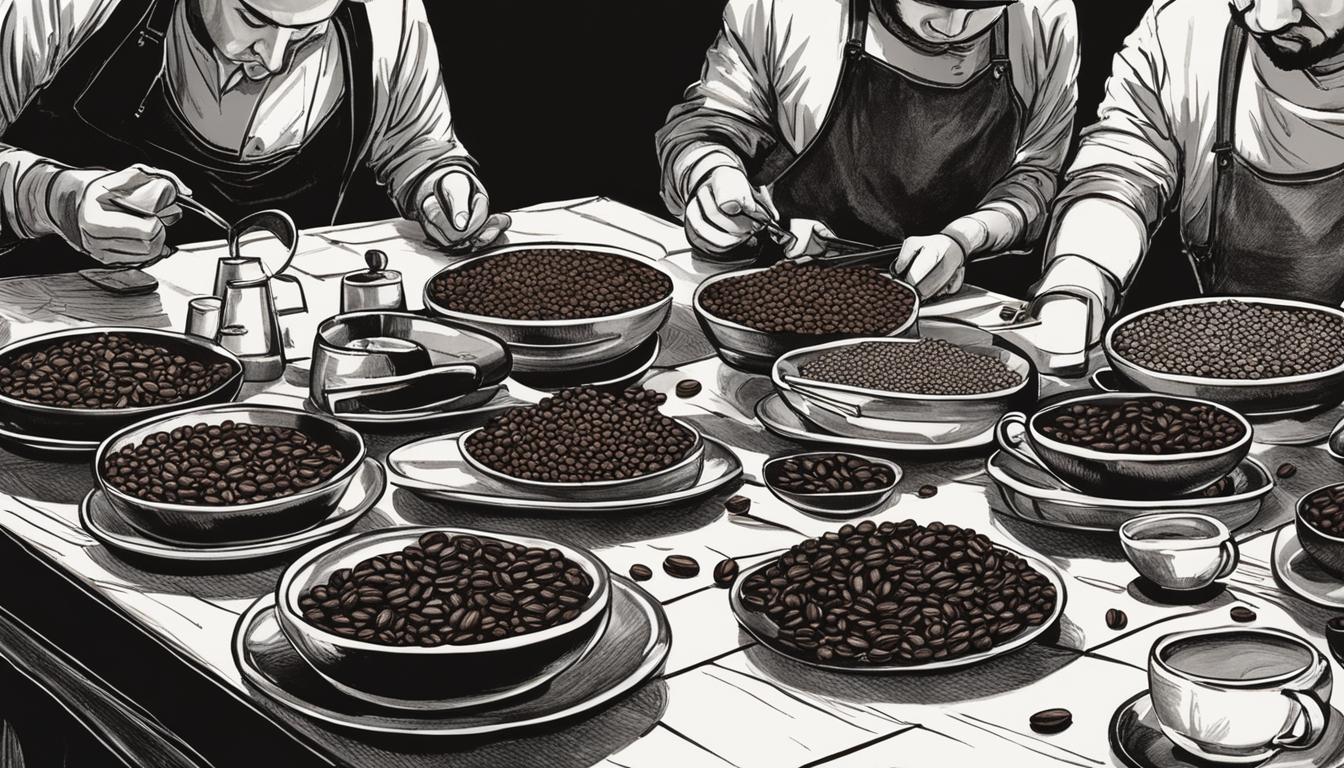 steps of coffee cupping