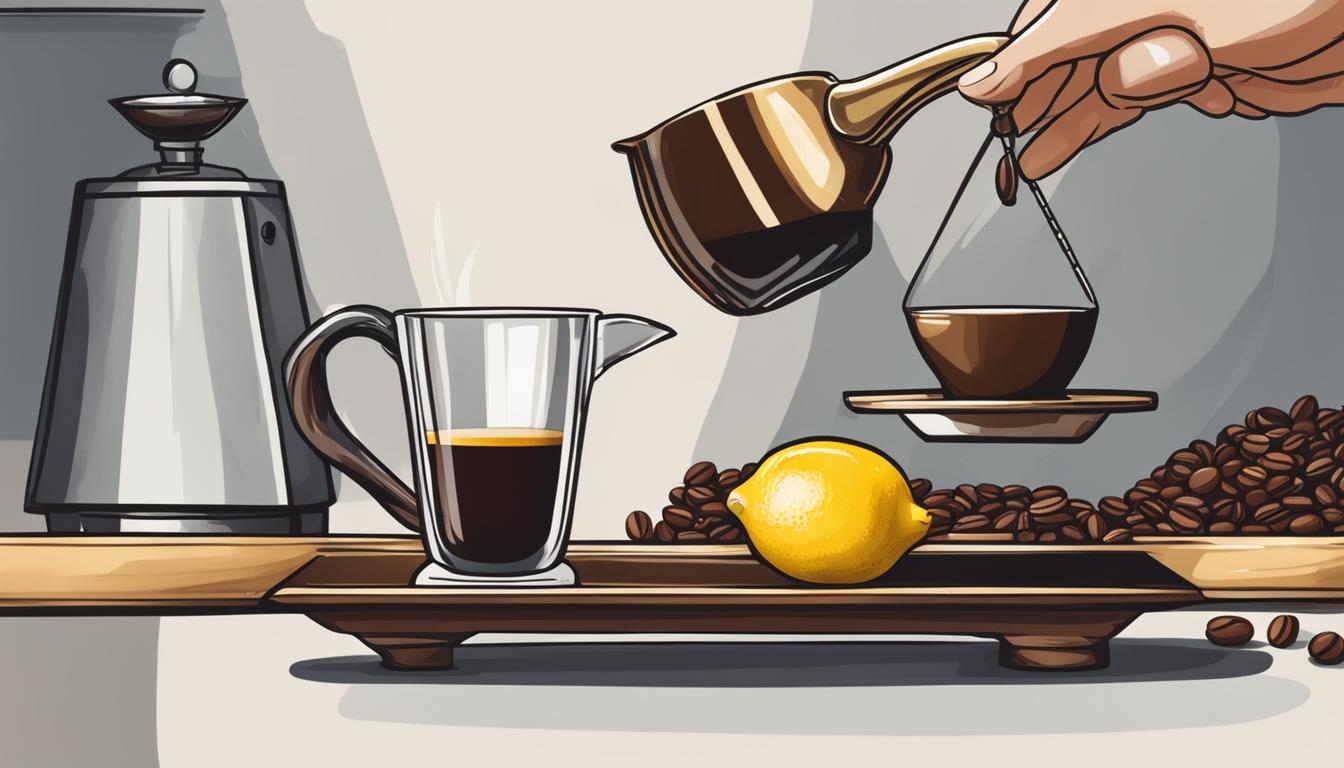 Balancing acidity in espresso