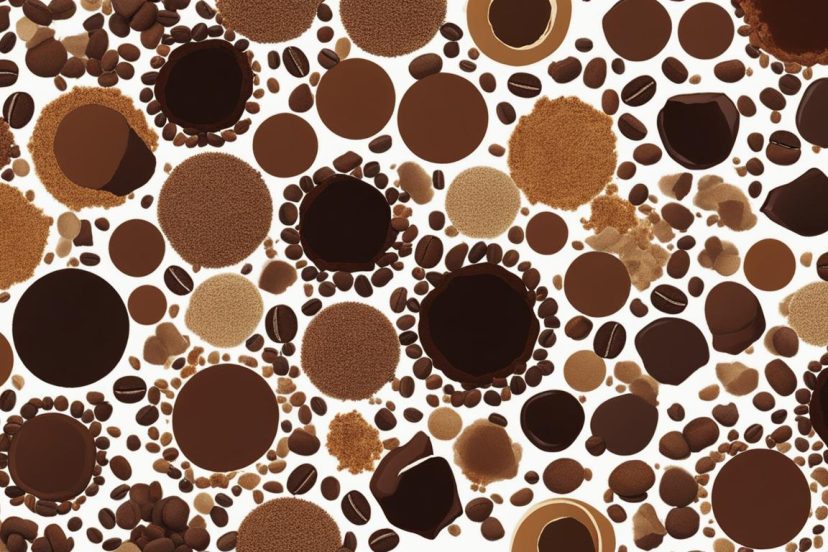 How does the particle size of ground coffee affect extraction 