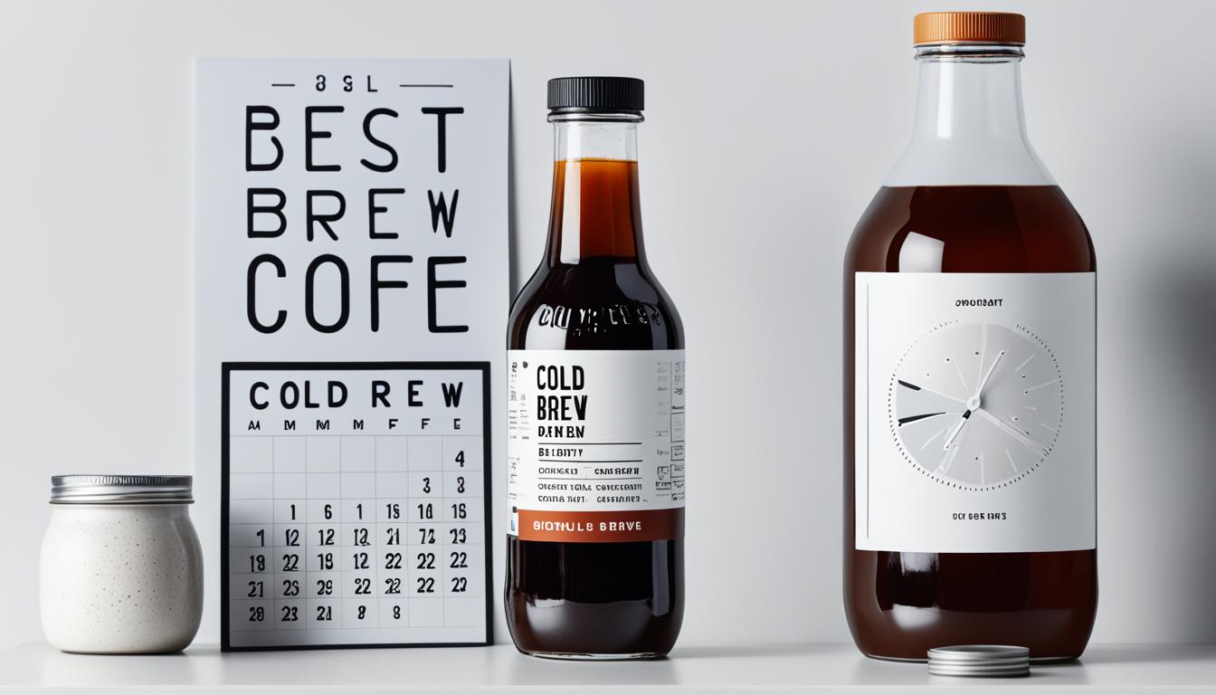 What's the shelf life of bottled cold brew coffee?